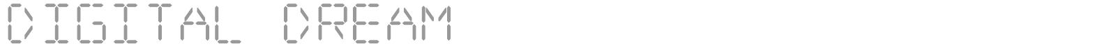 Digital Dream font preview